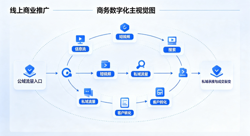 新平彝族傣族自治县线上商业推广怎么做？全域流量闭环搭建与低成本转化实战指南